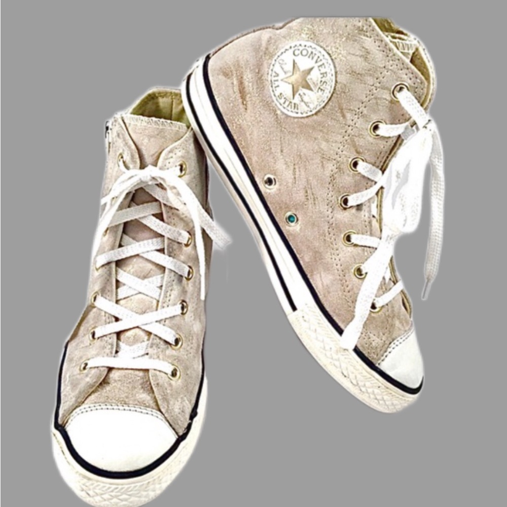 Converse Youth 959091C All Star Suede Tan High Top